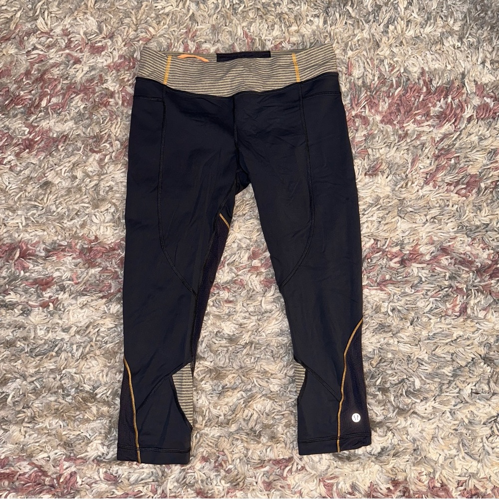 Lululemon gray run inspire leggings 8
